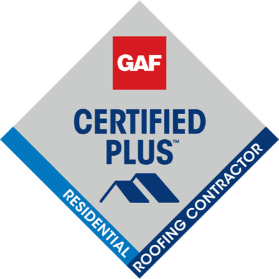 GAF Certified Plus contractor badge